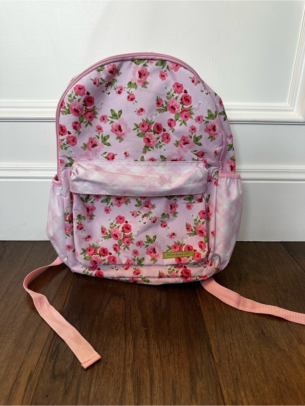 Millie Loves Lily Pink Floral Kids Backpack